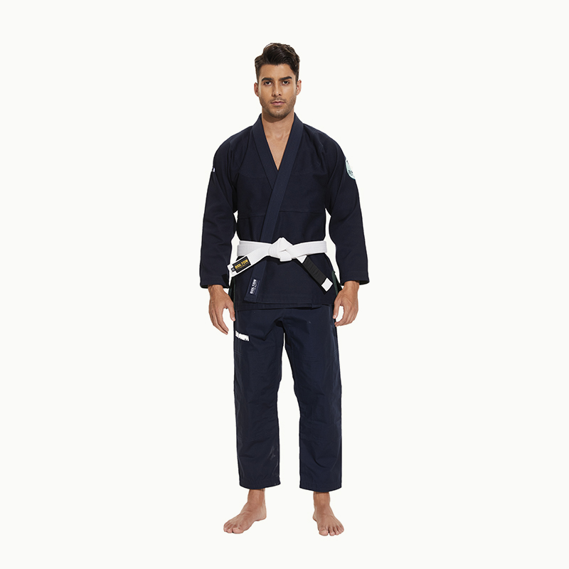 Tehtaan suora tukkumyynti käyttäjäystävällinen musta univormu judo-gi judo gi brasilialainen jiu jitsu gi hengittävällä kankaalla